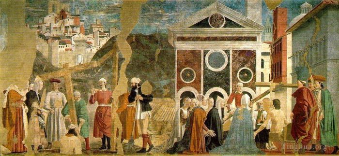 Piero della Francesca Andere Malerei - Entdeckung und Beweis des wahren Kreuzes
