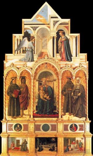 Piero della Francesca Werk - Polyptychon des Heiligen Antonius