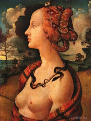 Piero di Cosimo Werk - Porträt von Simonetta Vespucci 1480