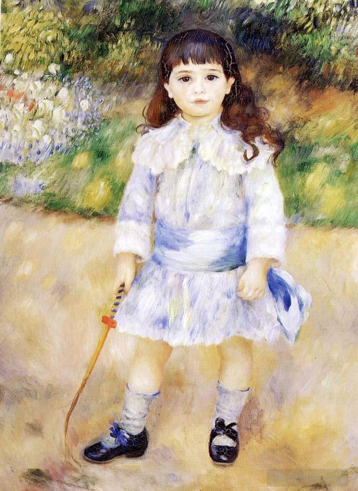 Pierre-Auguste Renoir Ölgemälde - Kind mit einer Peitsche