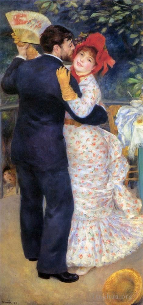 Pierre-Auguste Renoir Ölgemälde - Tanz auf dem Land