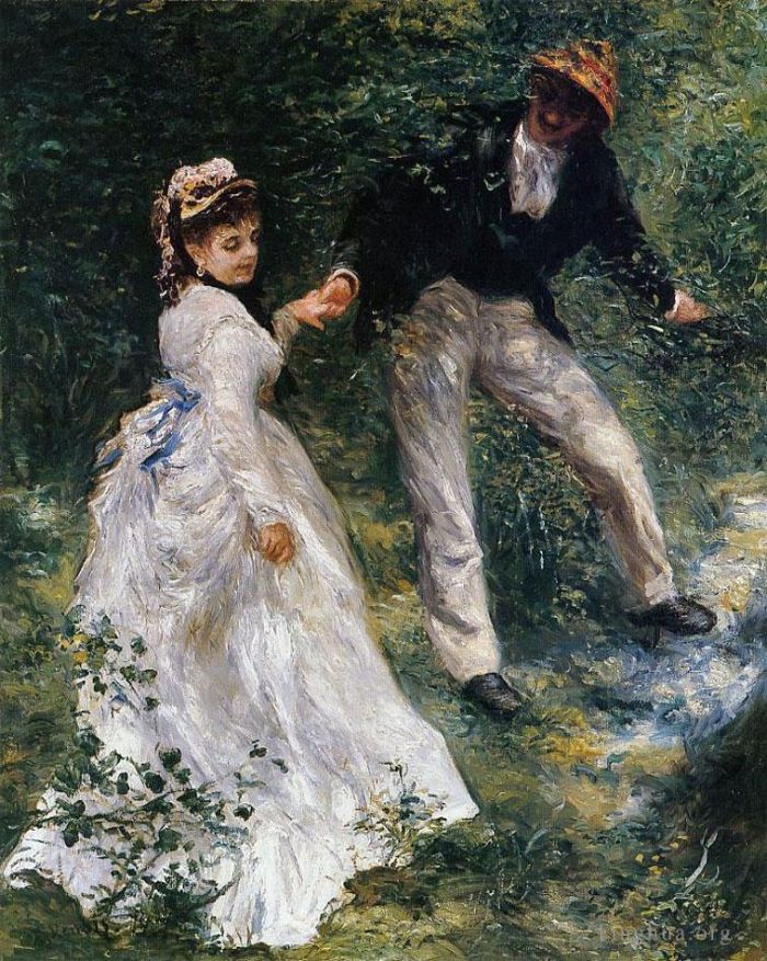 Pierre-Auguste Renoir Ölgemälde - La Promenade