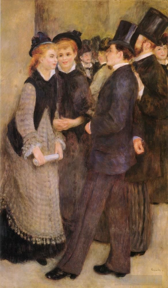 Pierre-Auguste Renoir Ölgemälde - Verlassen des Konservatoriums