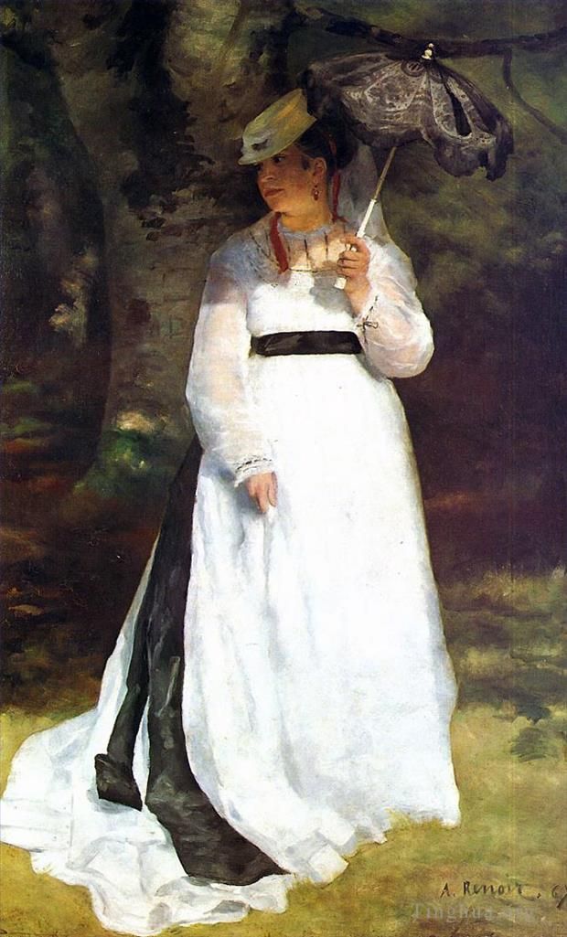 Pierre-Auguste Renoir Ölgemälde - Lise mit Regenschirm