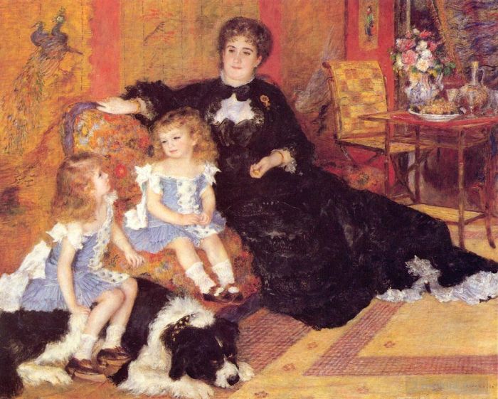 Pierre-Auguste Renoir Ölgemälde - Madame Georges Charpentier und ihre Kinder