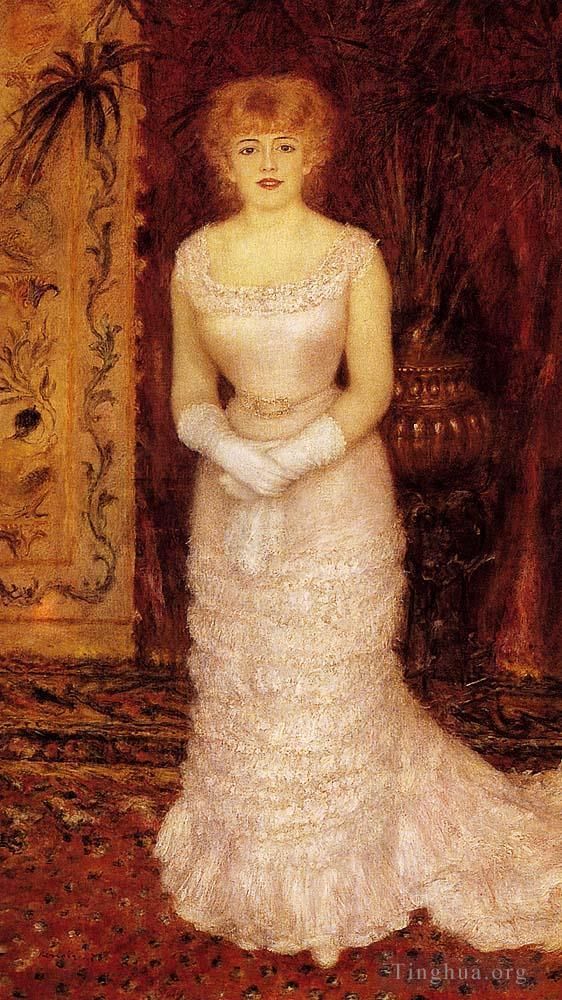 Pierre-Auguste Renoir Ölgemälde - Porträt der Schauspielerin Jeanne Samary