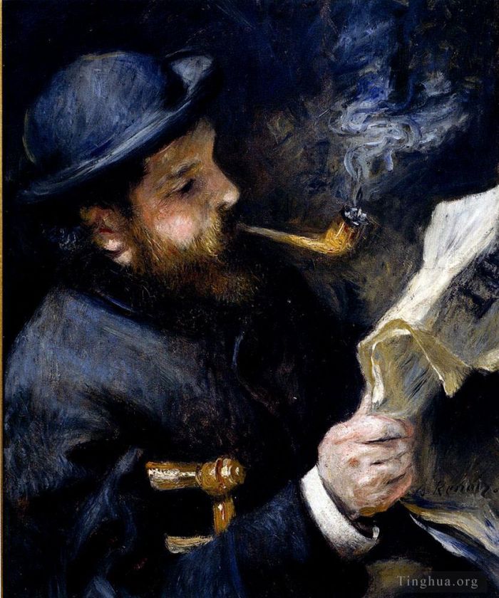 Pierre-Auguste Renoir Ölgemälde - Eine Zeitung lesen