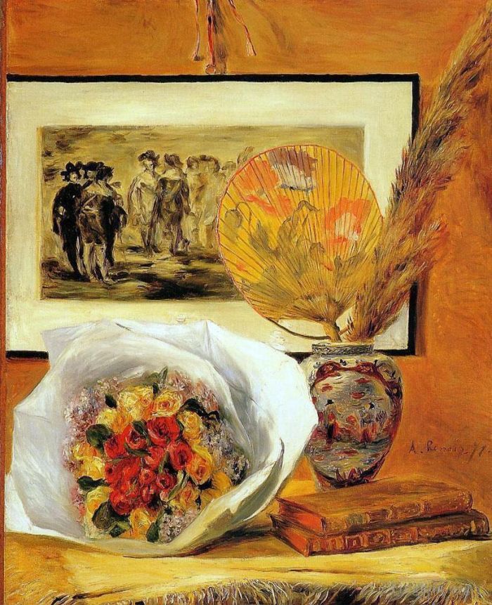 Pierre-Auguste Renoir Ölgemälde - Stillleben mit Blumenstrauß