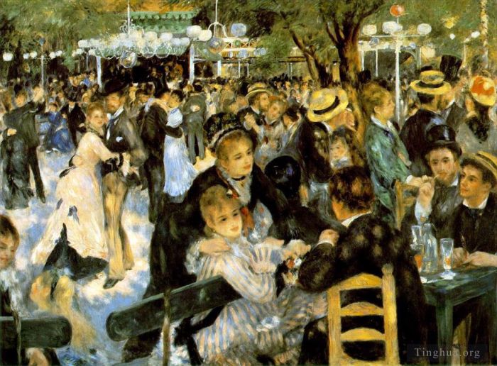 Pierre-Auguste Renoir Ölgemälde - Bal au moulin de la Galette (Ball im Moulin de la Galette)