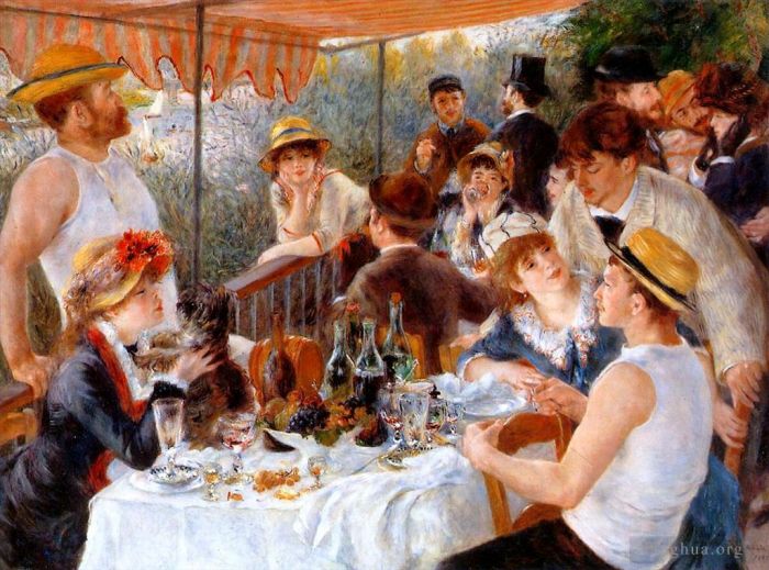 Pierre-Auguste Renoir Ölgemälde - Das Bootsparty-Mittagessen
