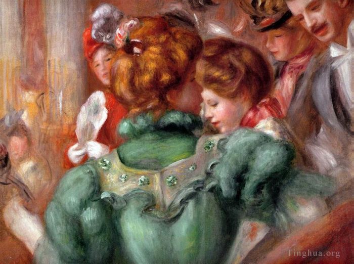 Pierre-Auguste Renoir Ölgemälde - Eine Loge im Theater des Varietes