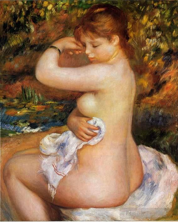 Pierre-Auguste Renoir Ölgemälde - Nach dem Bad