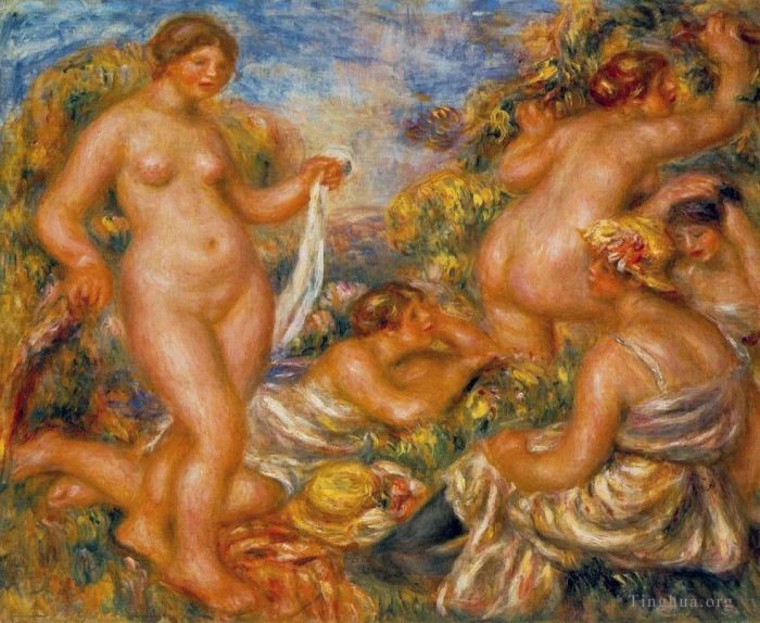 Pierre-Auguste Renoir Ölgemälde - Badegäste