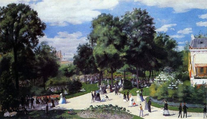 Pierre-Auguste Renoir Ölgemälde - Champs-Élysées-Messe in Paris