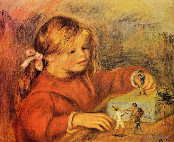 Pierre-Auguste Renoir Ölgemälde - Claude spielt