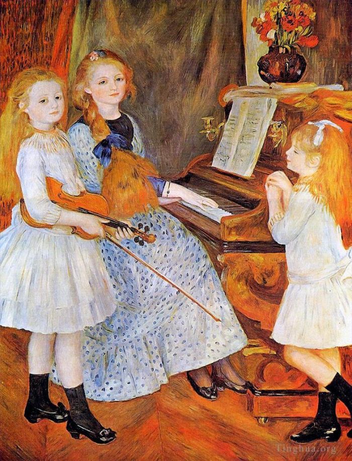 Pierre-Auguste Renoir Ölgemälde - Töchter von Catulle Mendes