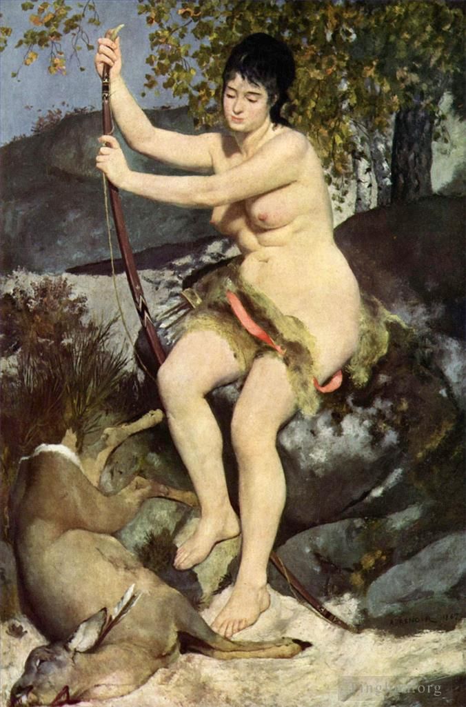 Pierre-Auguste Renoir Ölgemälde - Diana