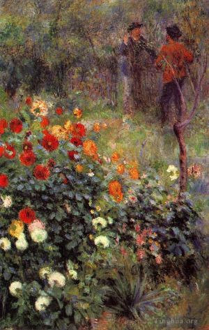 Pierre-Auguste Renoir Werk - Garten in der Rue Cortot Montmartre