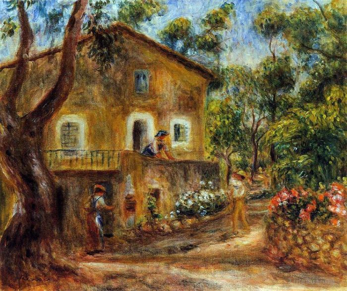 Pierre-Auguste Renoir Ölgemälde - Haus in Collett bei Cagnes