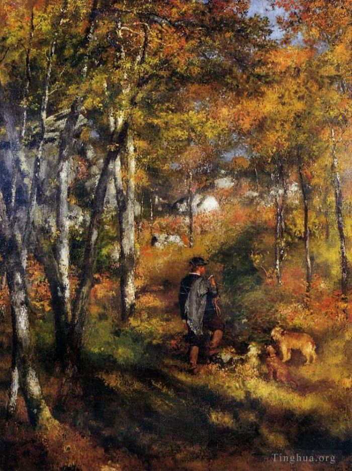Pierre-Auguste Renoir Ölgemälde - Jules le Couer im Wald von Fontainebleau