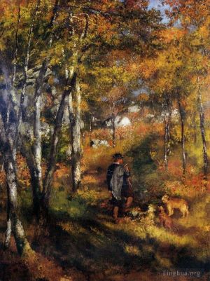 Pierre-Auguste Renoir Werk - Jules le Couer im Wald von Fontainebleau