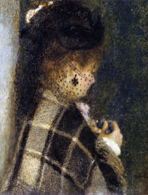 Pierre-Auguste Renoir Werk - Dame mit Schleier
