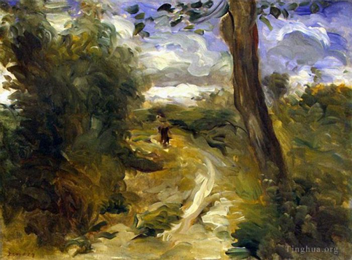 Pierre-Auguste Renoir Ölgemälde - Landschaft zwischen Stürmen