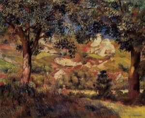 Pierre-Auguste Renoir Werk - Landschaft in La Roche Guyon