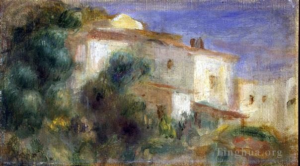 Pierre-Auguste Renoir Ölgemälde - Maison de la poste cagnes
