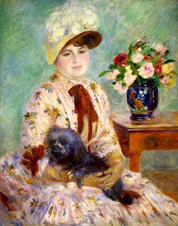 Pierre-Auguste Renoir Ölgemälde - Mlle Charlotte Berthier