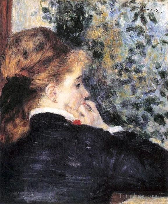Pierre-Auguste Renoir Ölgemälde - Nachdenklich