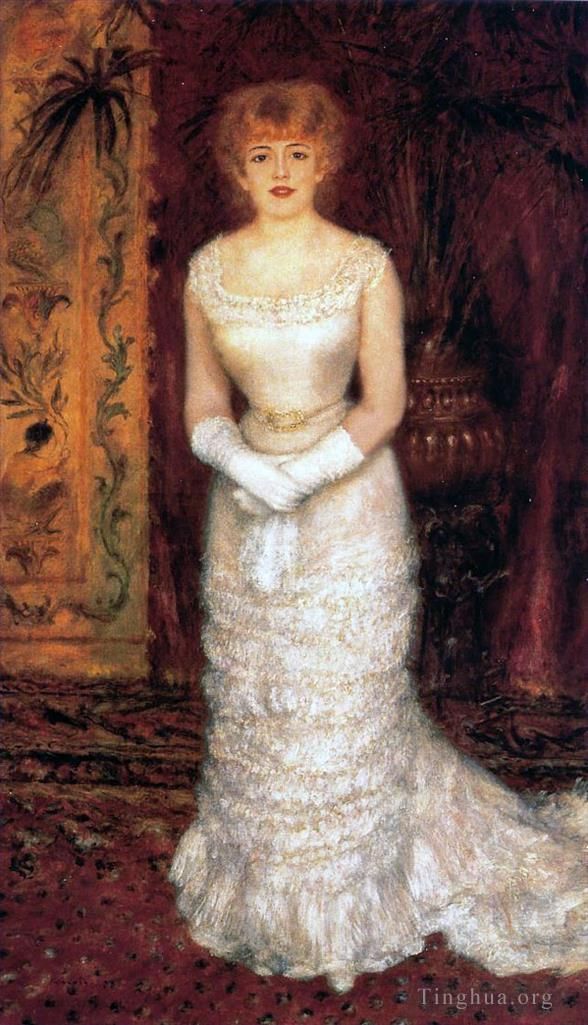 Pierre-Auguste Renoir Ölgemälde - Porträtschauspielerin Jeanne Samary