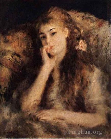 Pierre-Auguste Renoir Ölgemälde - Porträt eines Mädchens