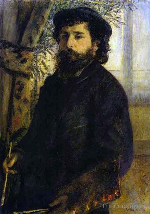 Pierre-Auguste Renoir Ölgemälde - Porträt von Claude Monet