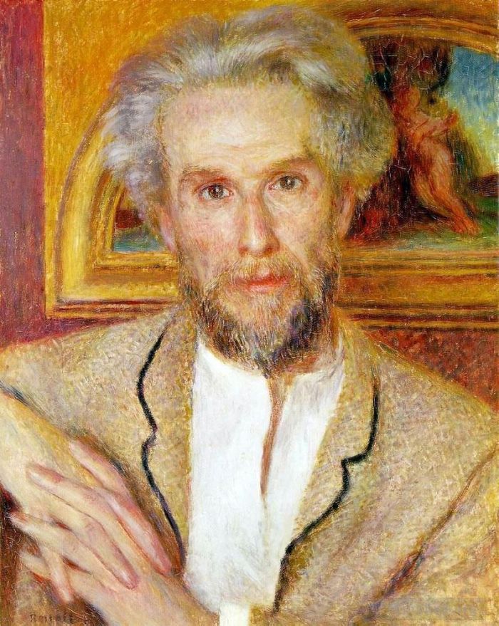 Pierre-Auguste Renoir Ölgemälde - Porträt von Victor Chocquet 75