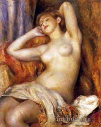 Pierre-Auguste Renoir Ölgemälde - Schlafender Badegast