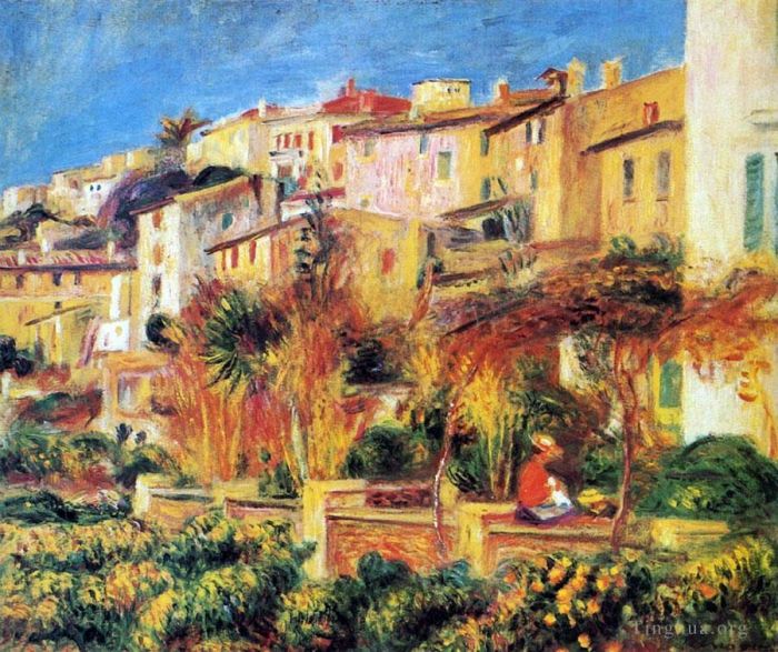 Pierre-Auguste Renoir Ölgemälde - Terrasse in Käfigen