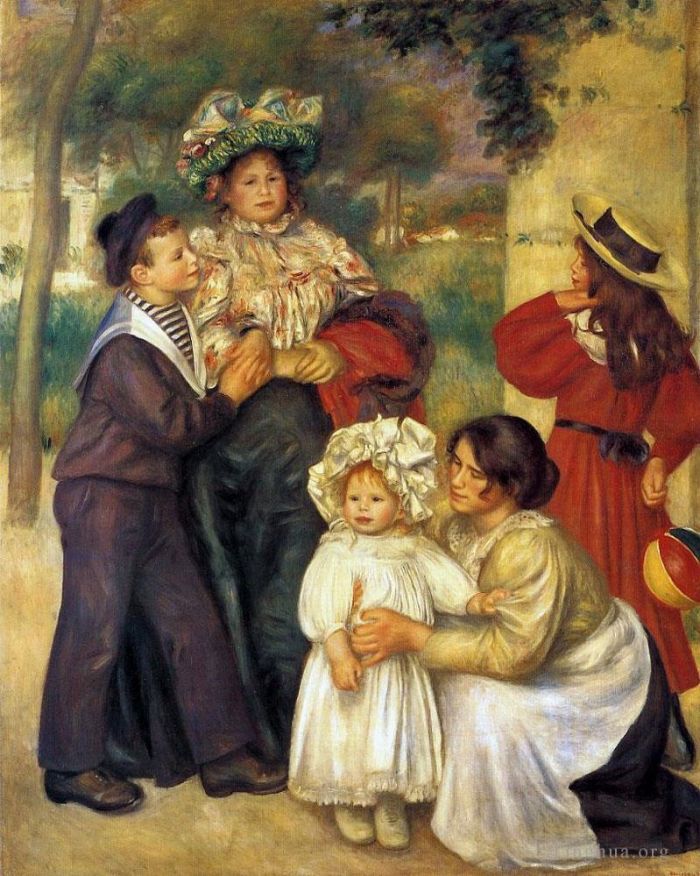 Pierre-Auguste Renoir Ölgemälde - Die Künstlerfamilie