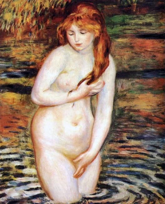 Pierre-Auguste Renoir Ölgemälde - Der Badegast