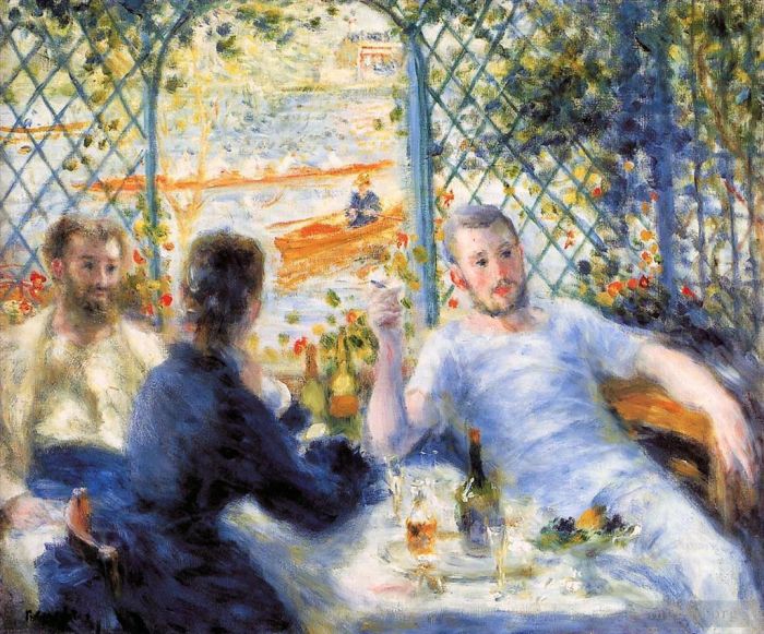 Pierre-Auguste Renoir Ölgemälde - Das Mittagessen der Kanufahrer
