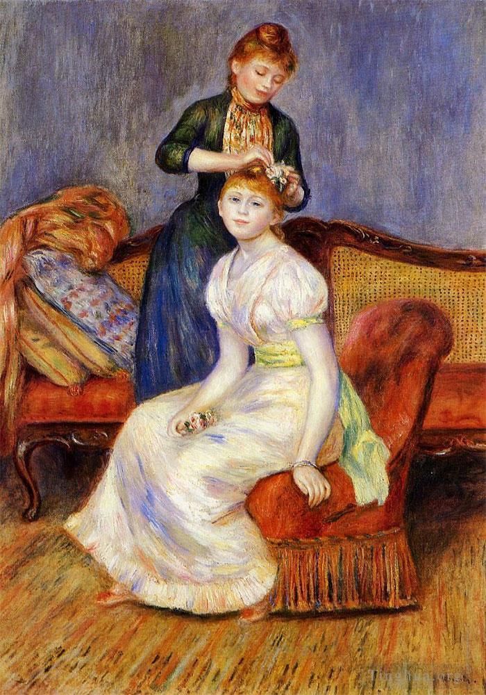 Pierre-Auguste Renoir Ölgemälde - Die Frisur