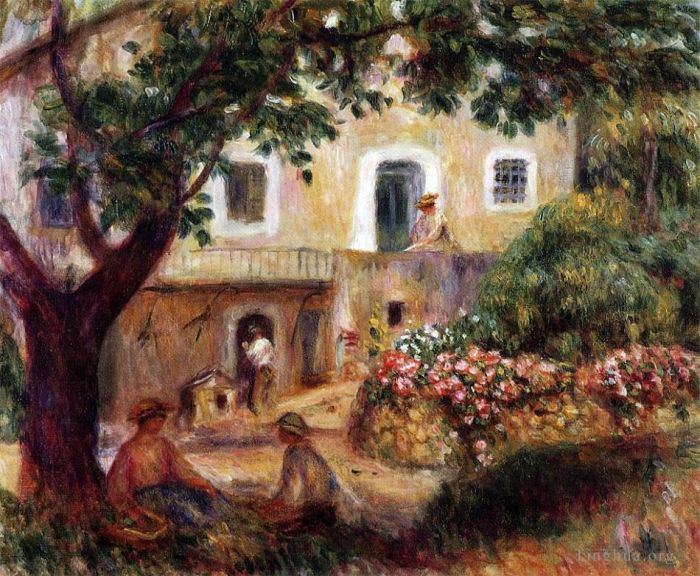 Pierre-Auguste Renoir Ölgemälde - Der Bauernhof