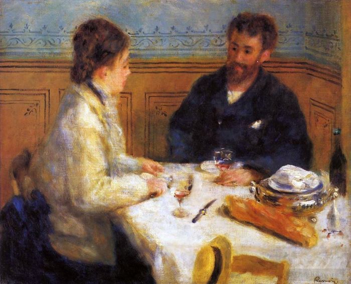 Pierre-Auguste Renoir Ölgemälde - Das Mittagessen