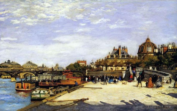 Pierre-Auguste Renoir Ölgemälde - Die Pont des Arts