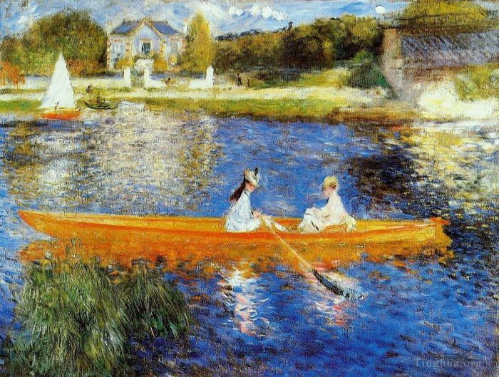 Pierre-Auguste Renoir Ölgemälde - Das Boot