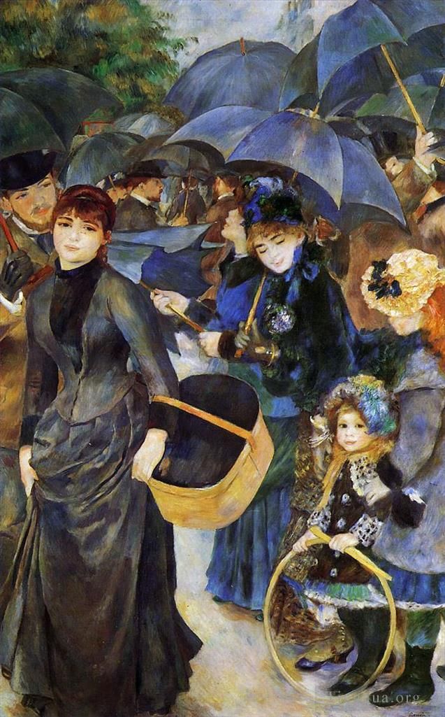 Pierre-Auguste Renoir Ölgemälde - Die Regenschirme