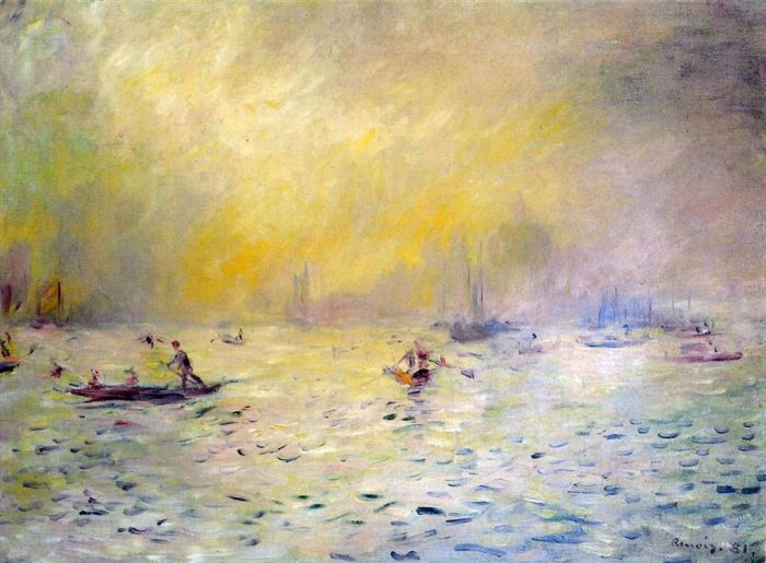 Pierre-Auguste Renoir Ölgemälde - Blick auf Venedig