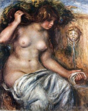 Pierre-Auguste Renoir Werk - Frau am Brunnen