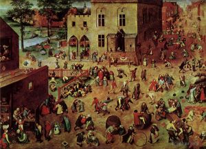 Pieter Brueghel the Elder Werk - Kinderspiele
