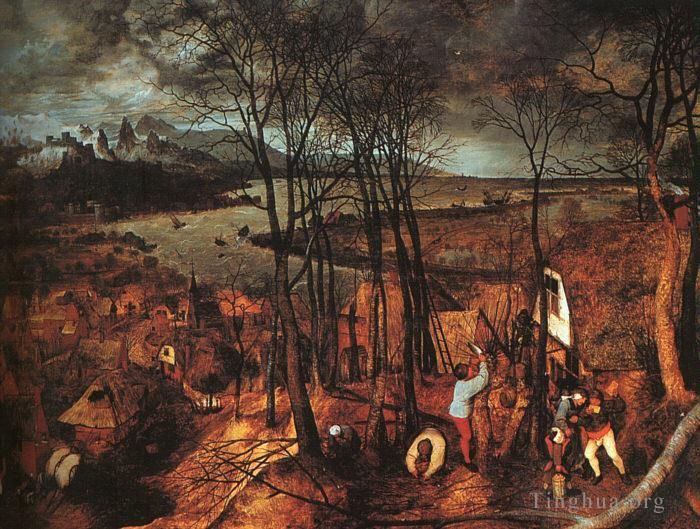 Pieter Brueghel the Elder Ölgemälde - Düsterer Tag